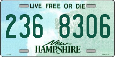 NH license plate 2368306