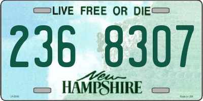 NH license plate 2368307