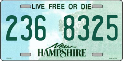 NH license plate 2368325