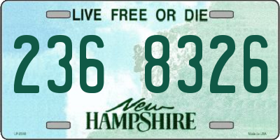 NH license plate 2368326