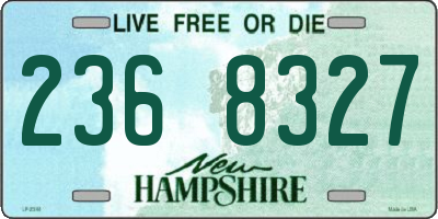 NH license plate 2368327