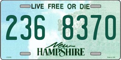 NH license plate 2368370