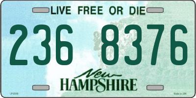 NH license plate 2368376