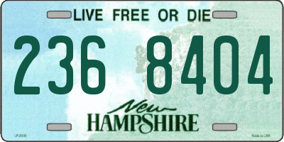 NH license plate 2368404