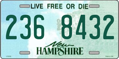 NH license plate 2368432