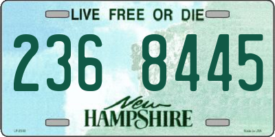 NH license plate 2368445
