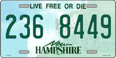 NH license plate 2368449