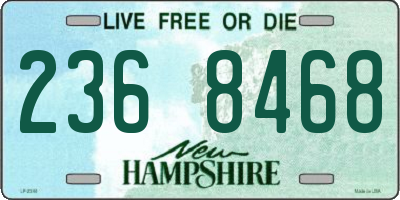 NH license plate 2368468