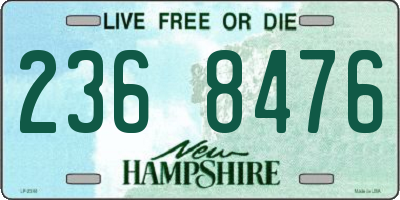 NH license plate 2368476