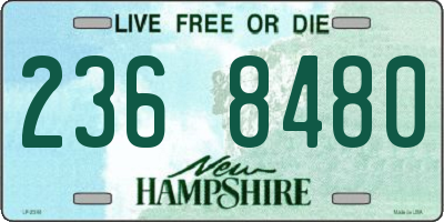 NH license plate 2368480