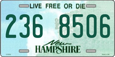 NH license plate 2368506