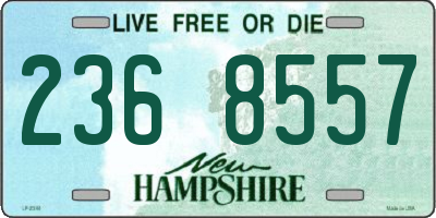 NH license plate 2368557