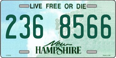 NH license plate 2368566