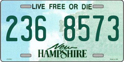 NH license plate 2368573