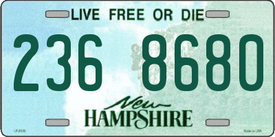 NH license plate 2368680