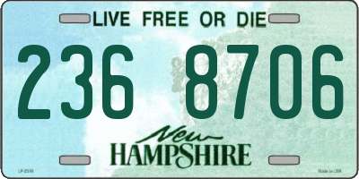 NH license plate 2368706