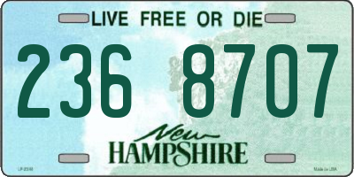 NH license plate 2368707