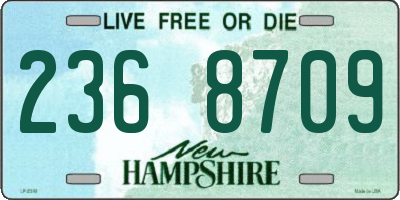 NH license plate 2368709