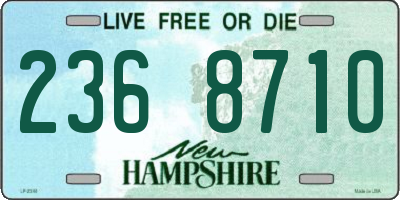 NH license plate 2368710
