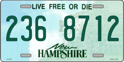 NH license plate 2368712