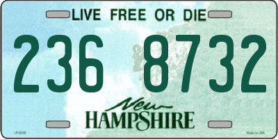 NH license plate 2368732