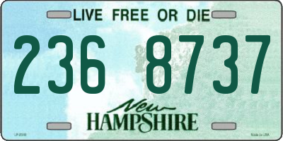 NH license plate 2368737