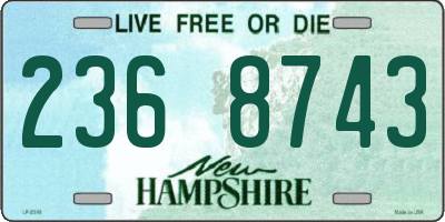 NH license plate 2368743