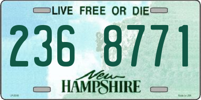 NH license plate 2368771