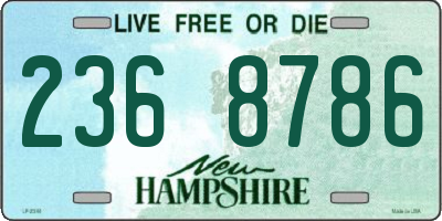 NH license plate 2368786