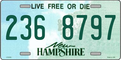 NH license plate 2368797
