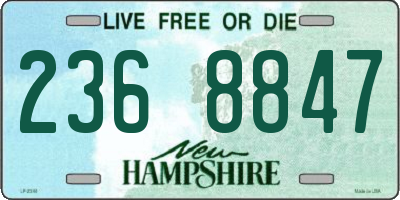 NH license plate 2368847