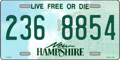 NH license plate 2368854