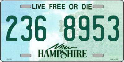 NH license plate 2368953