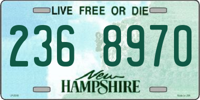 NH license plate 2368970