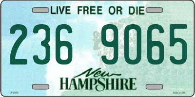 NH license plate 2369065