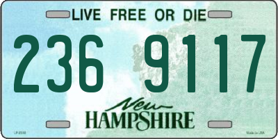 NH license plate 2369117