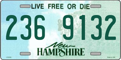NH license plate 2369132