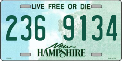 NH license plate 2369134