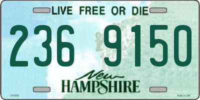 NH license plate 2369150