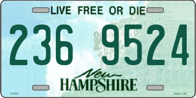 NH license plate 2369524