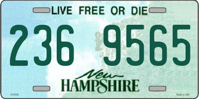 NH license plate 2369565