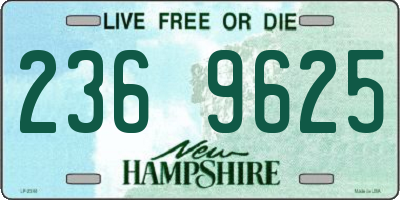 NH license plate 2369625