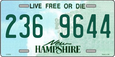 NH license plate 2369644