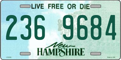 NH license plate 2369684