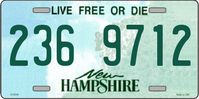 NH license plate 2369712