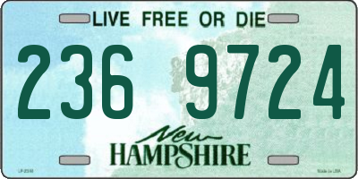 NH license plate 2369724