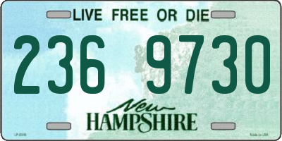 NH license plate 2369730