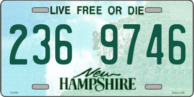 NH license plate 2369746