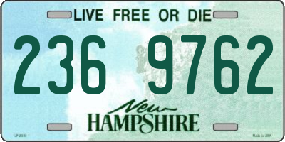 NH license plate 2369762
