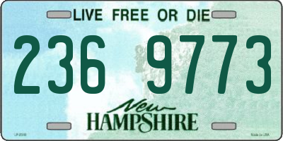 NH license plate 2369773